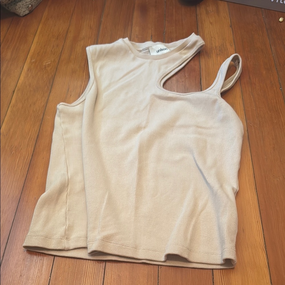 Unison  Cream Tank Top